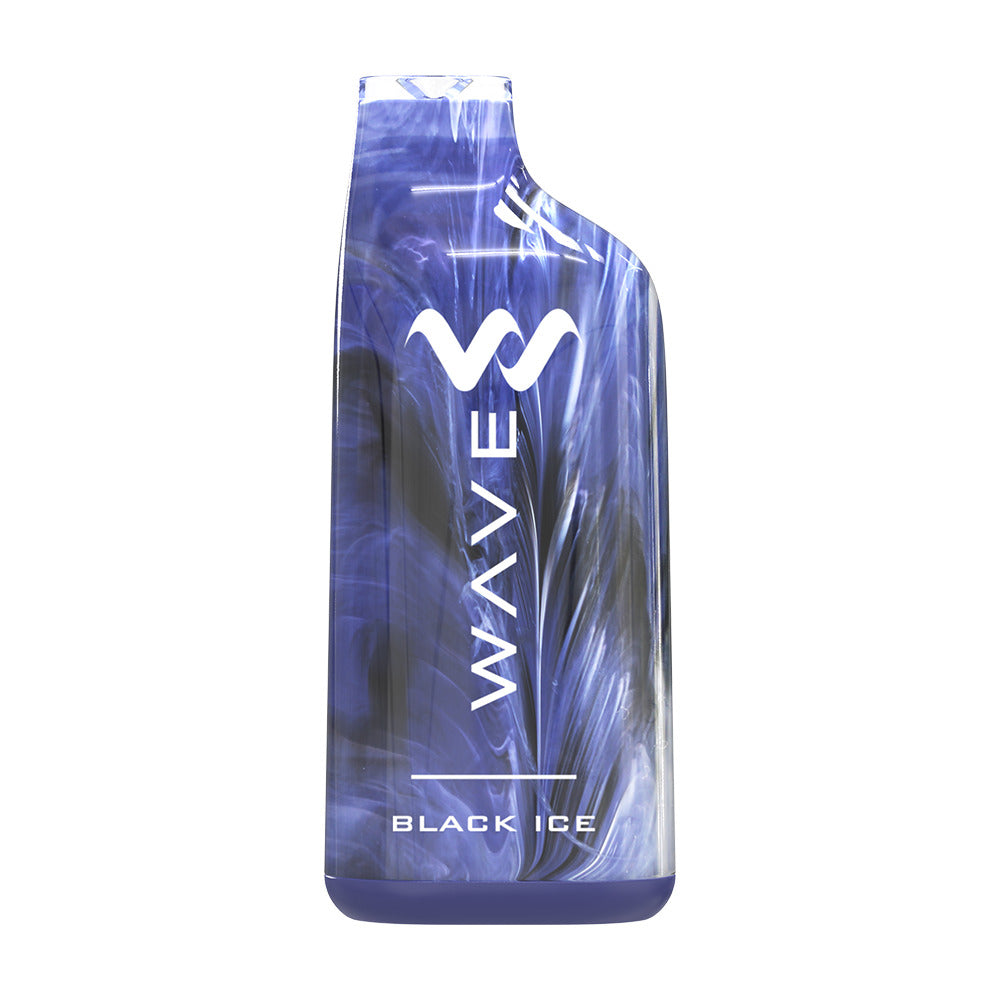 Wave Nicotine Disposable | 8000 Puff | 18mL | 50mg | MOQ 5pc | Black Ice