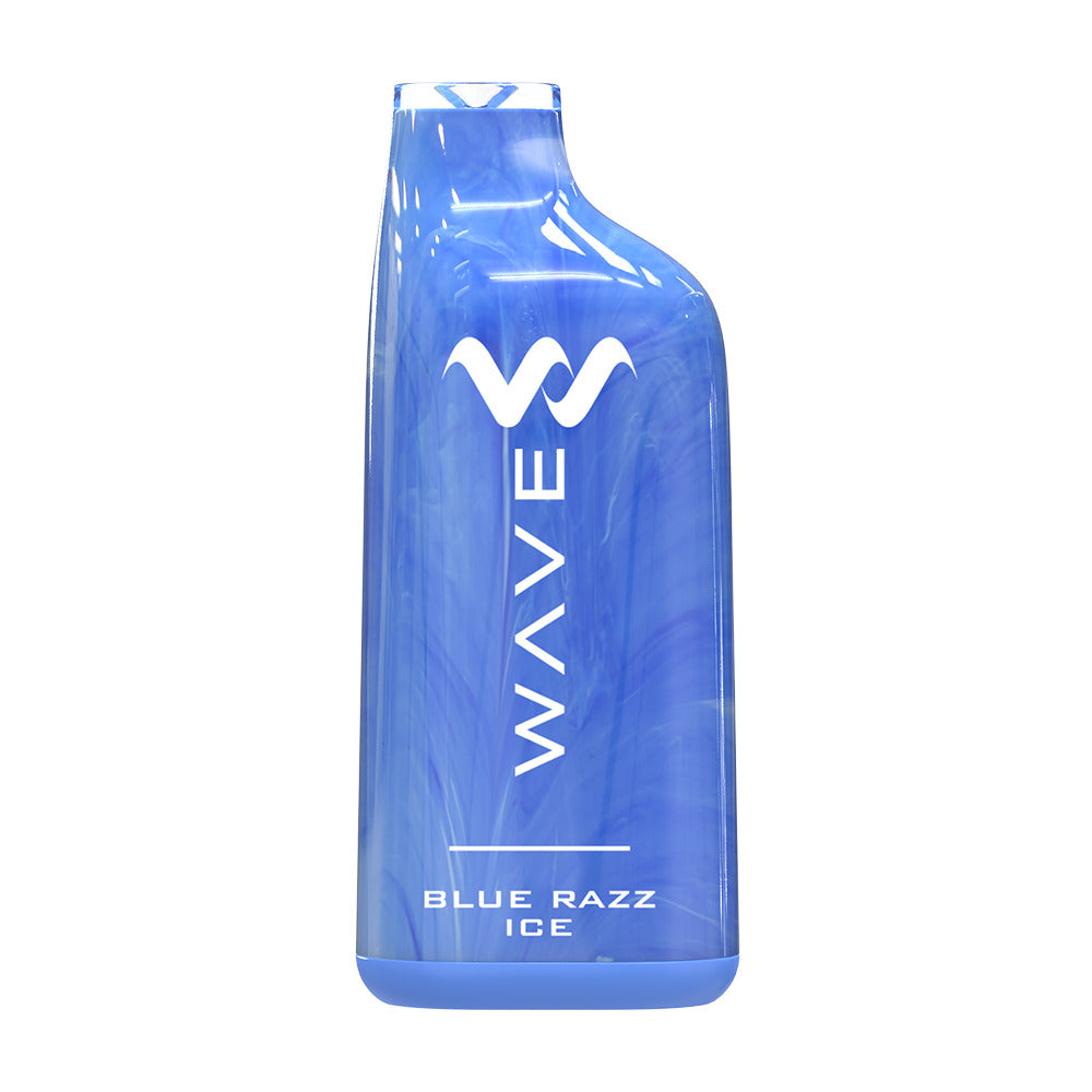 Wave Nicotine Disposable | 8000 Puff | 18mL | 50mg | MOQ 5pc | Blue Razz Ice