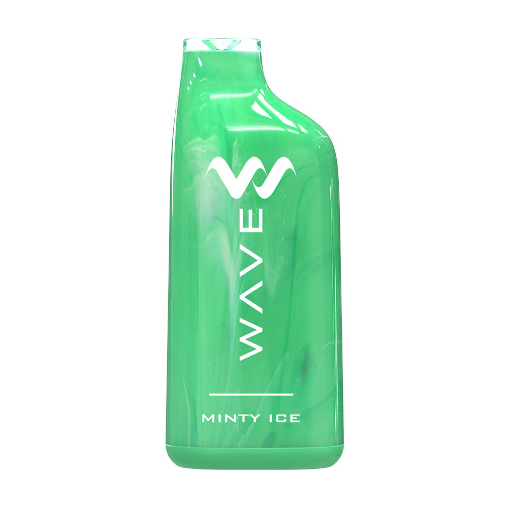 Wave Nicotine Disposable | 8000 Puff | 18mL | 50mg | MOQ 5pc | Minty Ice