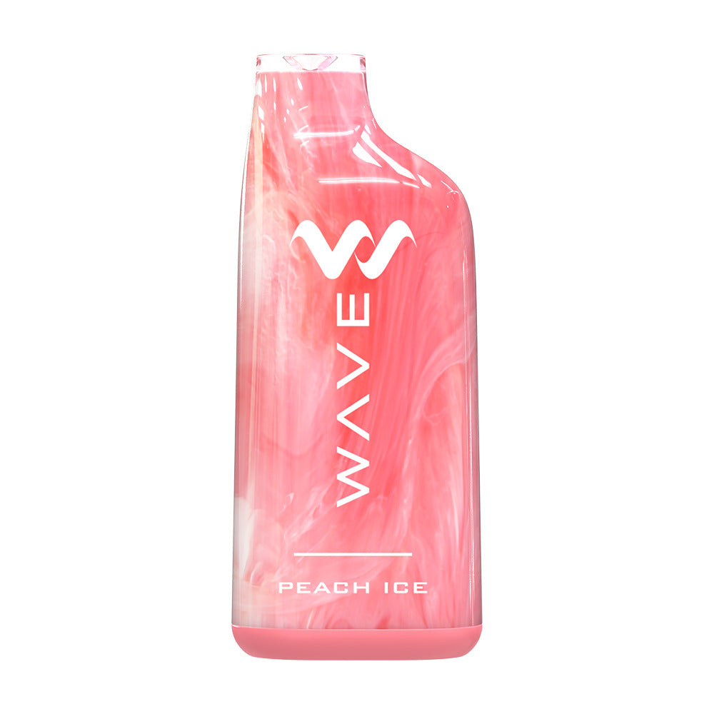 Wave Nicotine Disposable | 8000 Puff | 18mL | 50mg | MOQ 5pc | Peach Ice