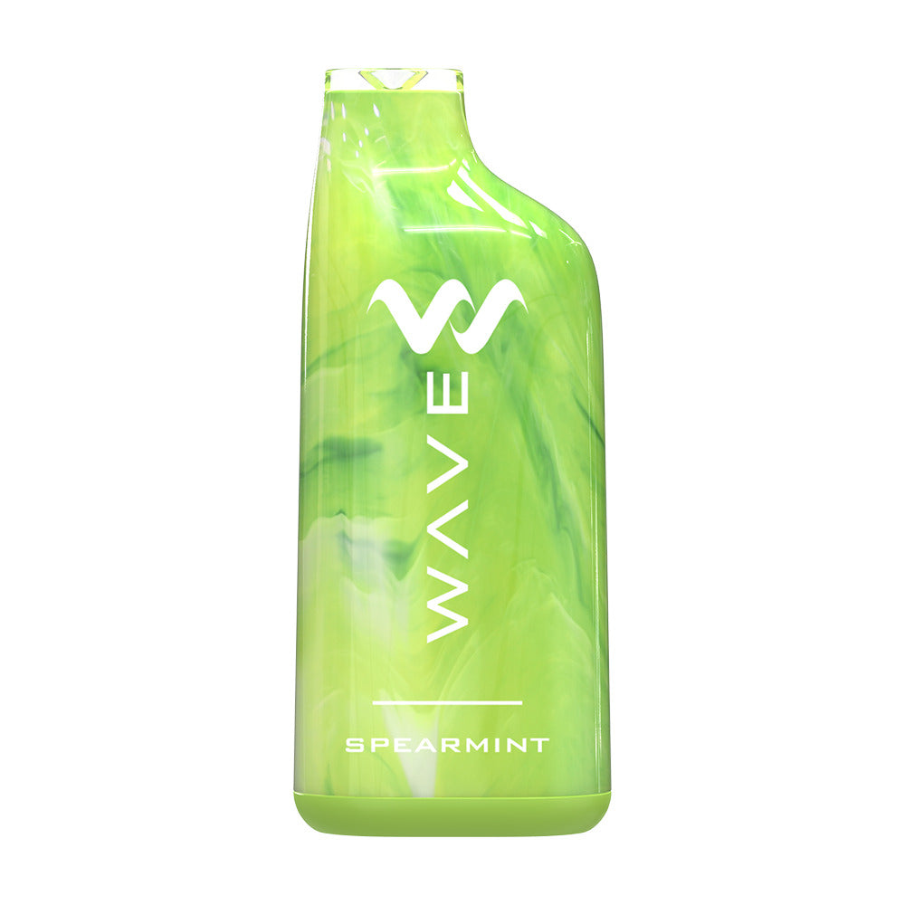 Wave Nicotine Disposable | 8000 Puff | 18mL | 50mg | MOQ 5pc | Spearmint