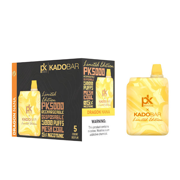 KadoBar PK5000 Disposable | 5000 Puffs | 14mL | 50mg | MOQ 5 | Dragon Nana with Packaging