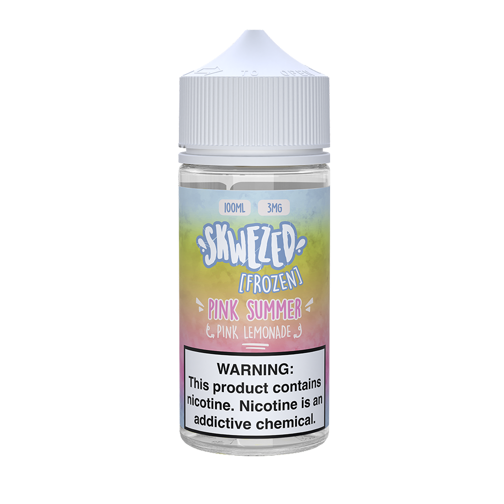 Skwezed Series E-Liquid | 100mL | 3mg | (Freebase) | Frozen Pink Summer (Pink Lemonade Ice)