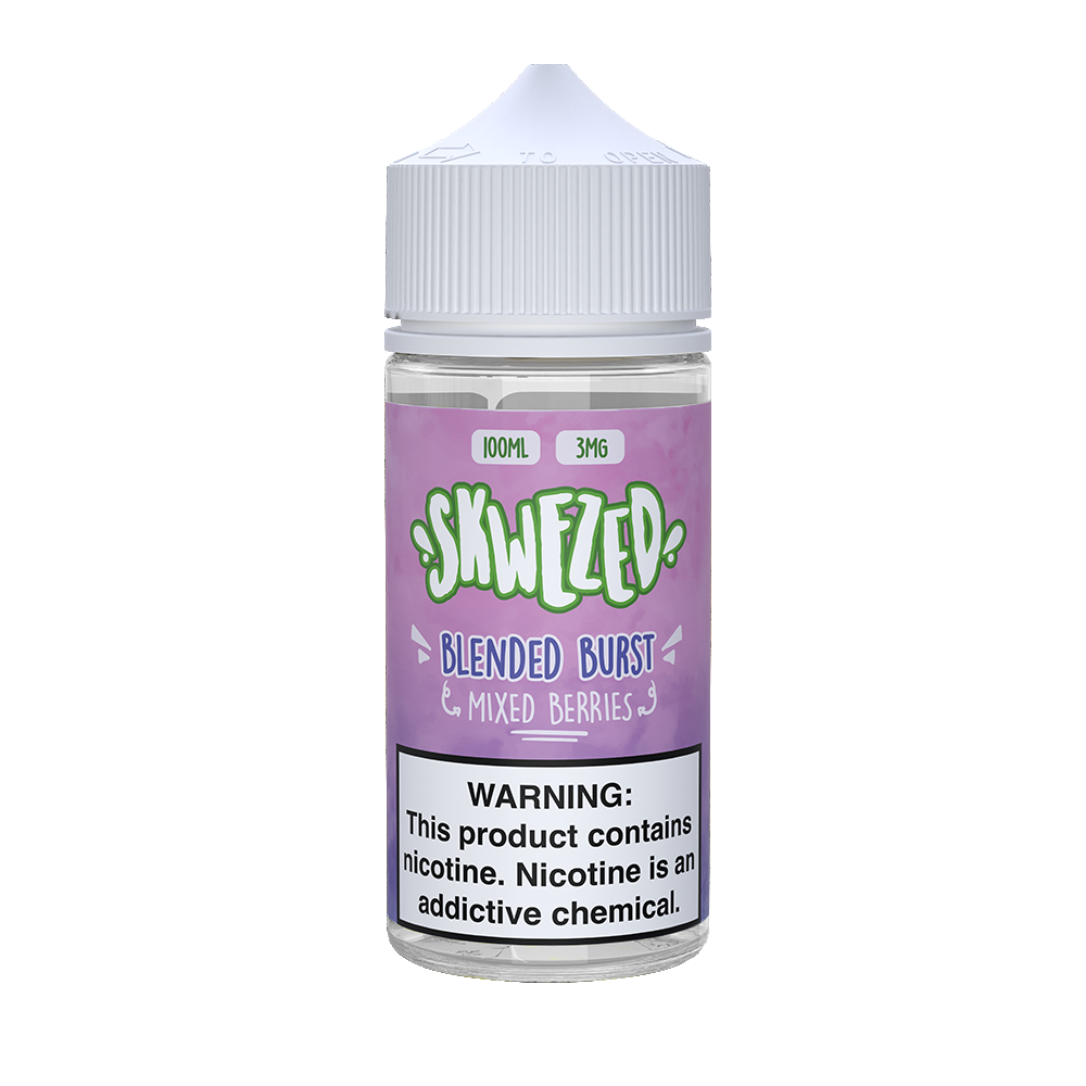 Skwezed Series E-Liquid | 100mL | 3mg | (Freebase) | Blended Burst (Mixed Berries)