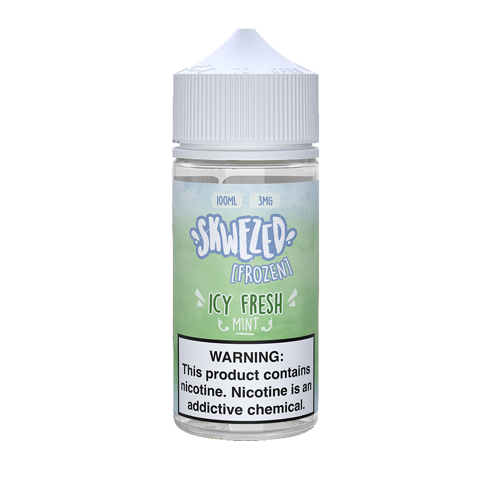 Skwezed Series E-Liquid | 100mL | 3mg | (Freebase) | Frozen Ice Fresh (Mint Ice)