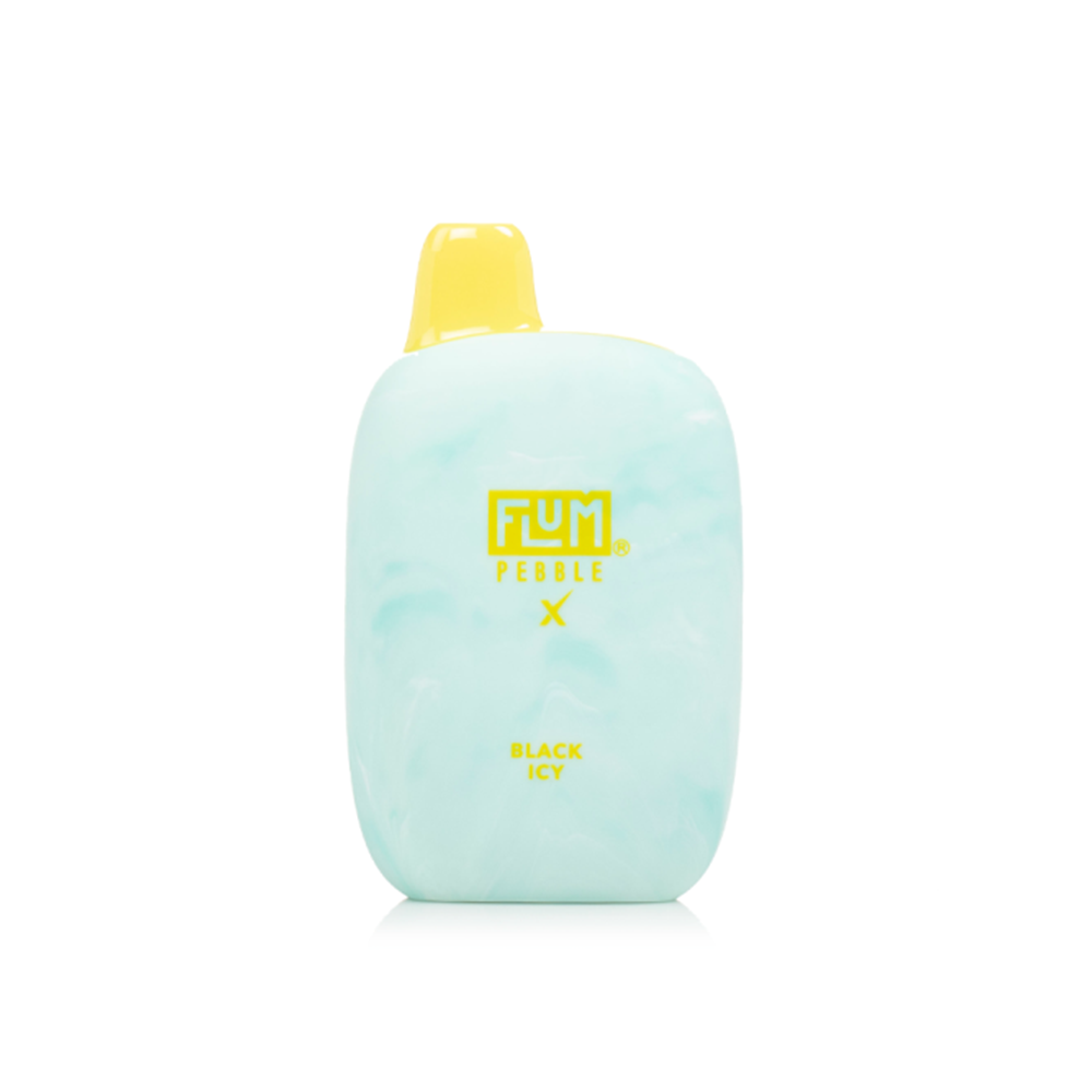 Flum Pebble Disposable | 6000 Puffs | 14mL | 50mg | MOQ 10 | Black Icy (Flum Pebble X Edition)