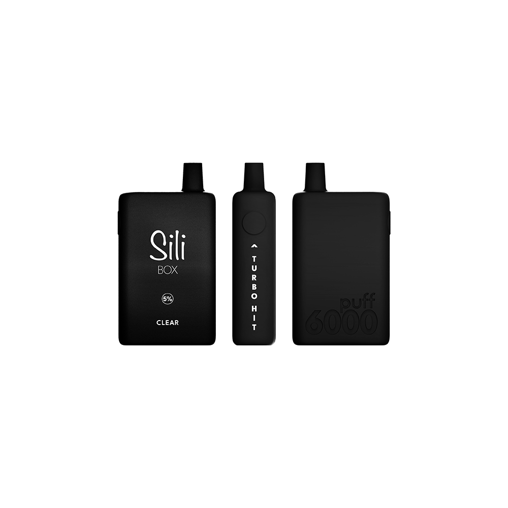 Sili Box Disposable | 6000 Puffs | 16mL | MOQ 5pc | Clear
