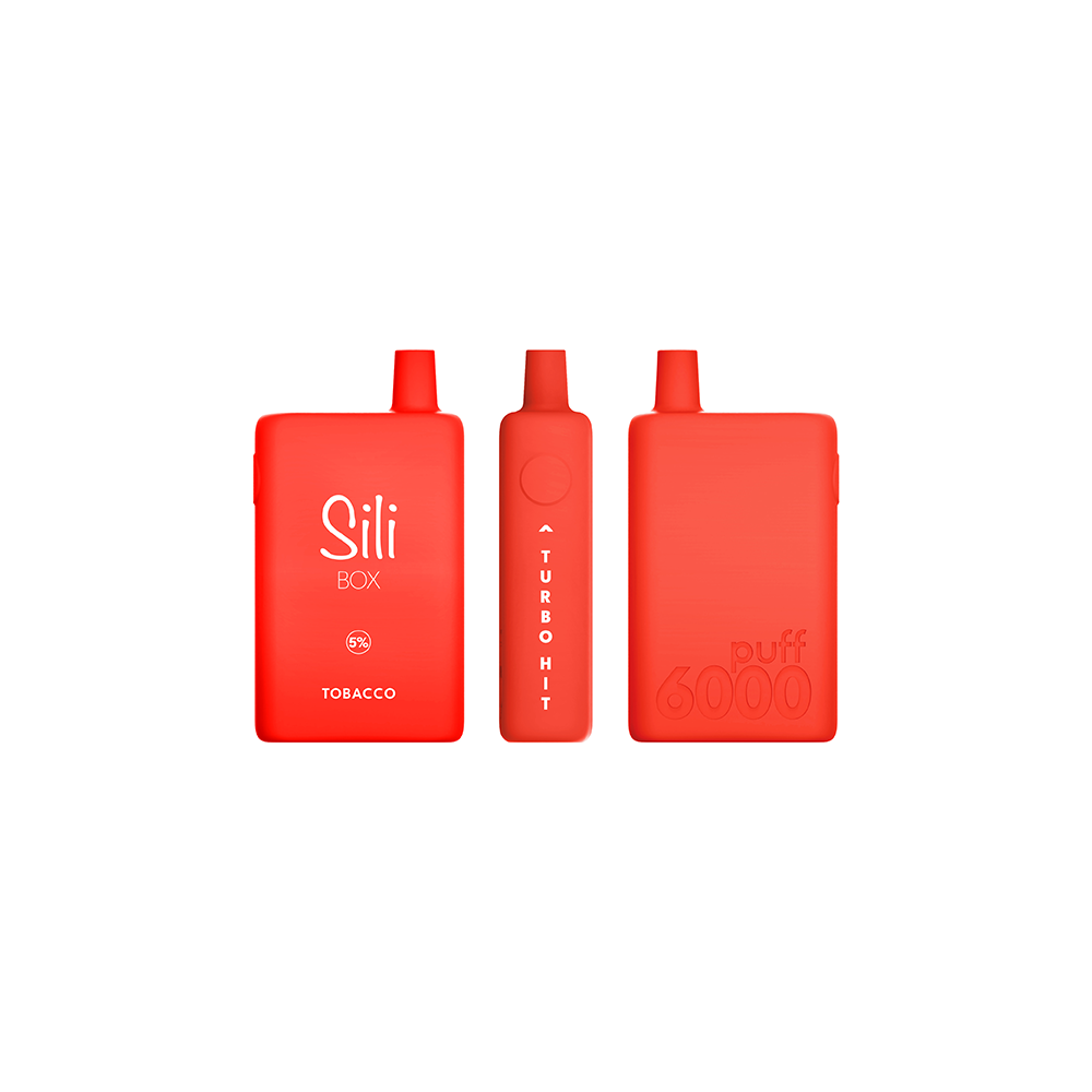 Sili Box Disposable | 6000 Puffs | 16mL | MOQ 5pc | Tobacco