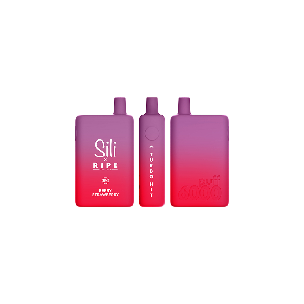 Sili X Ripe Disposable | 6000 Puffs | 16mL | MOQ 5pc | Berry Strawberry