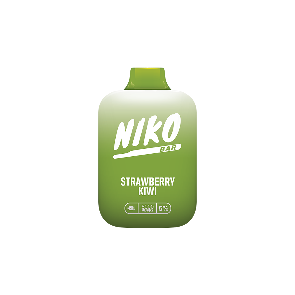 Niko Bar Disposable | 7000 Puffs | 15mL  | 50mg | MOQ 10pc | Strawberry Kiwi
