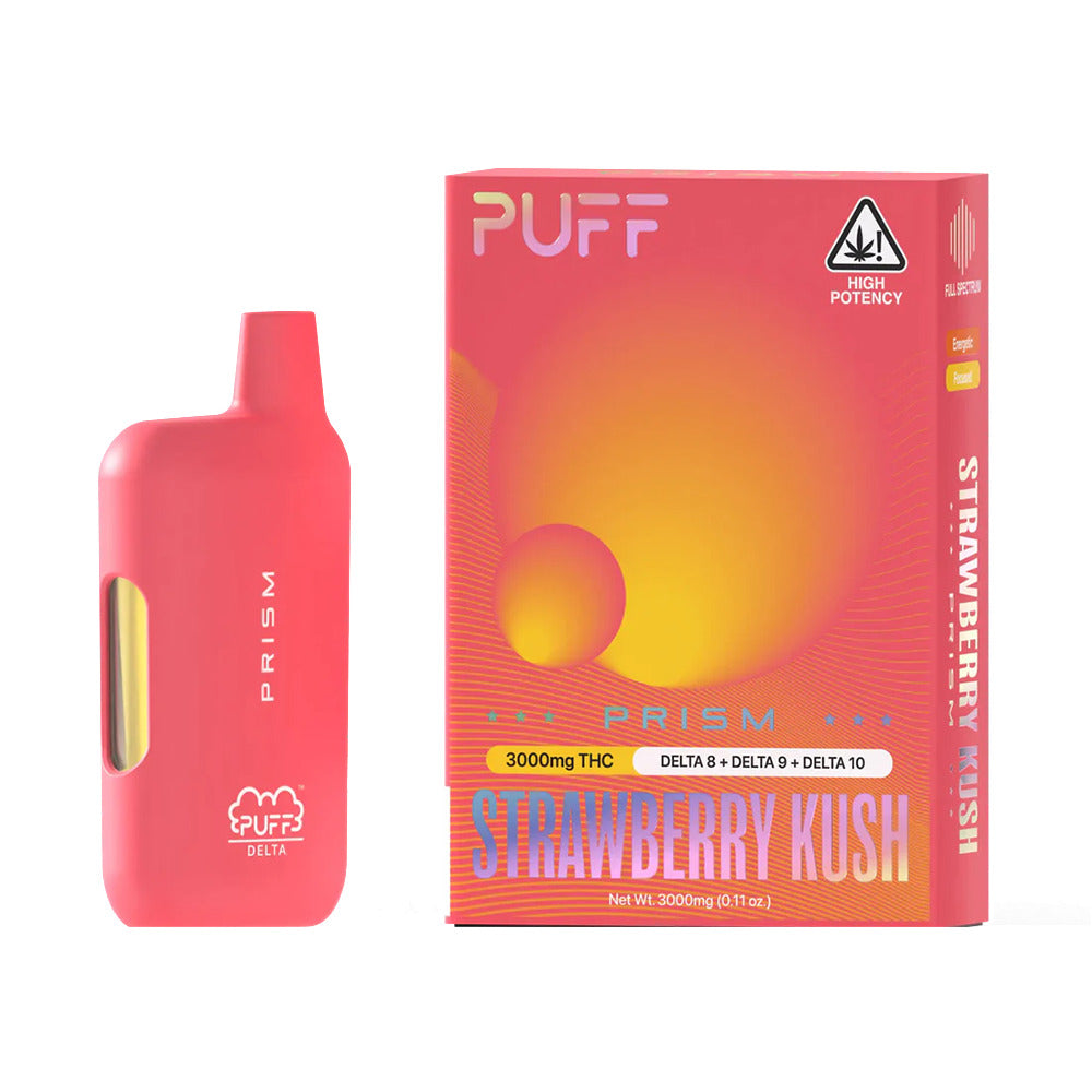 Puff Prism D8 + D9 + D10 Disposable (3g) Strawberry Kush