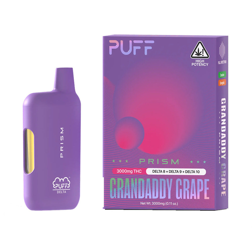 Puff Prism D8 + D9 + D10 Disposable (3g) Grandaddy Grape