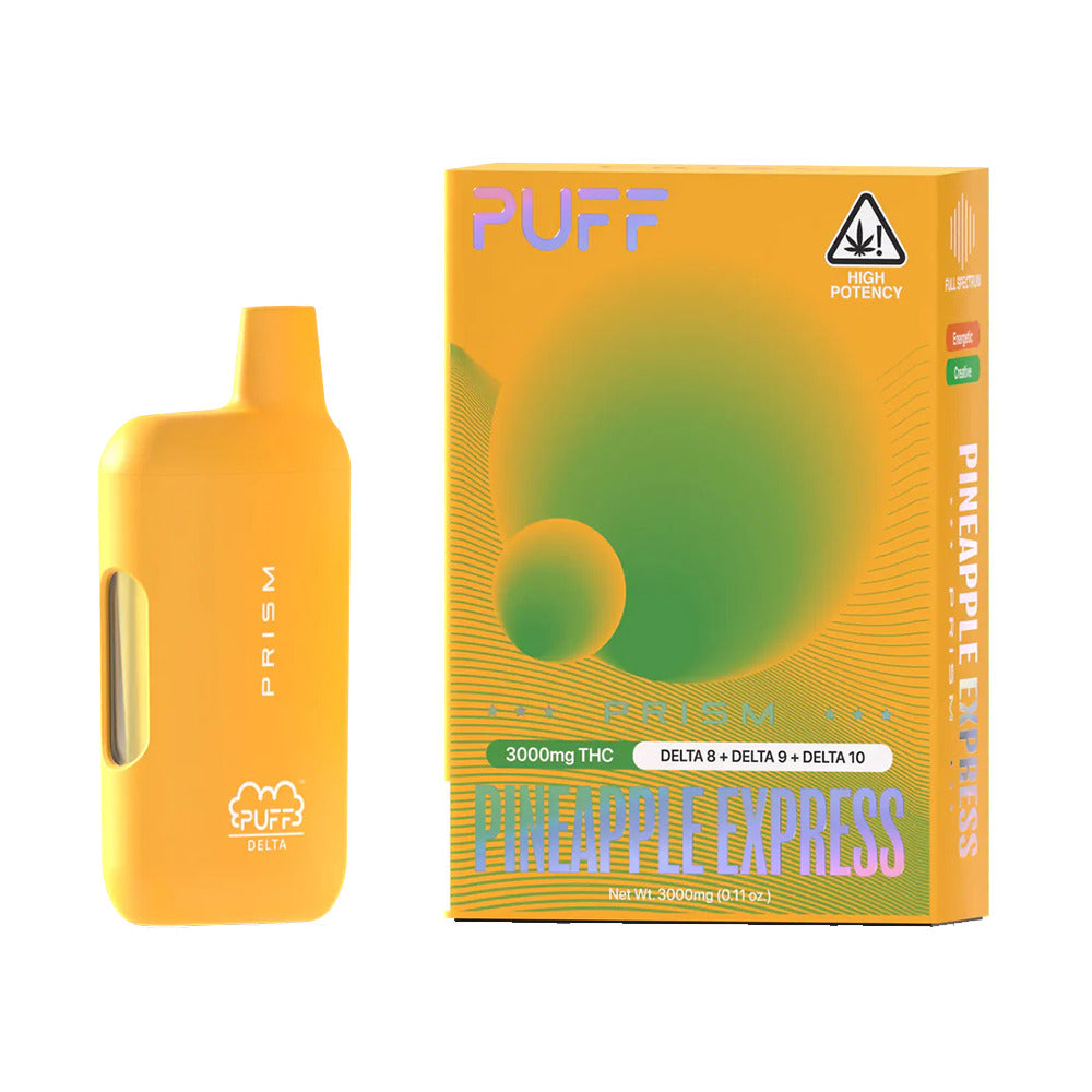 Puff Prism D8 + D9 + D10 Disposable (3g) Pineapple Express