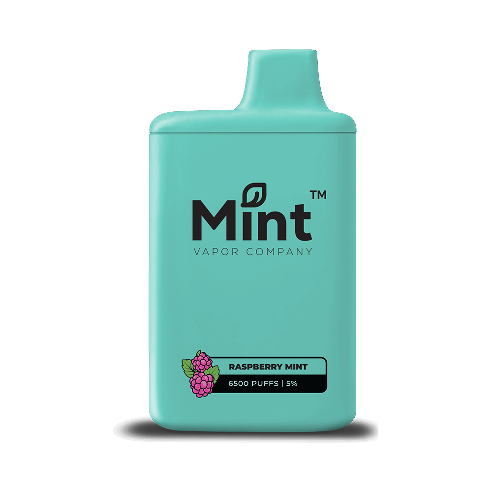 Mint Series Disposable | 6500 Puffs | 16mL | 50mg | MOQ 5 | Raspberry Mint