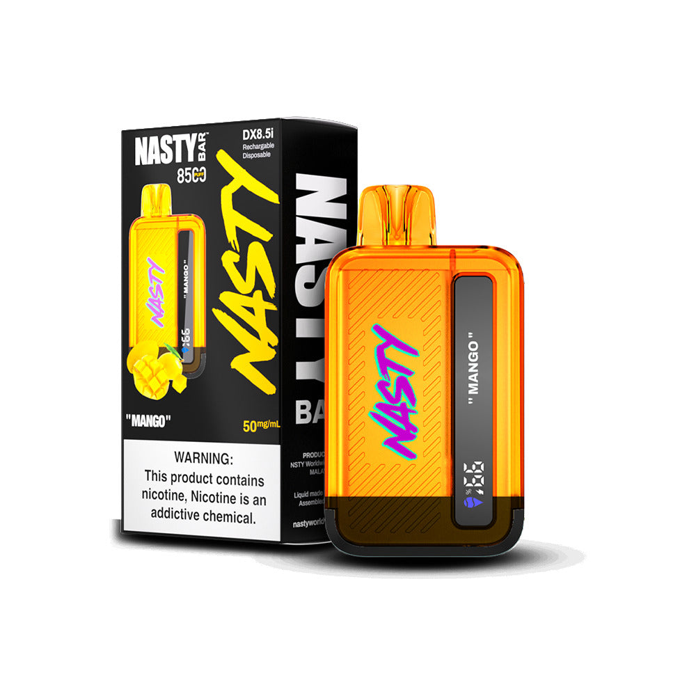 Nasty Juice Nasty Bar Disposable | 8500 Puffs | 17mL | 50mg | MOQ 5 | Mango with Packaging