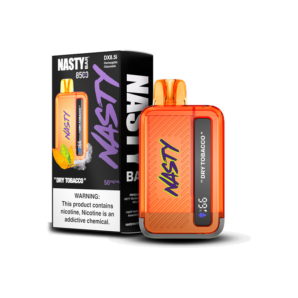 Nasty Juice Nasty Bar Disposable | 8500 Puffs | 17mL | 50mg | MOQ 5 | Dry Tobacco with Packaging