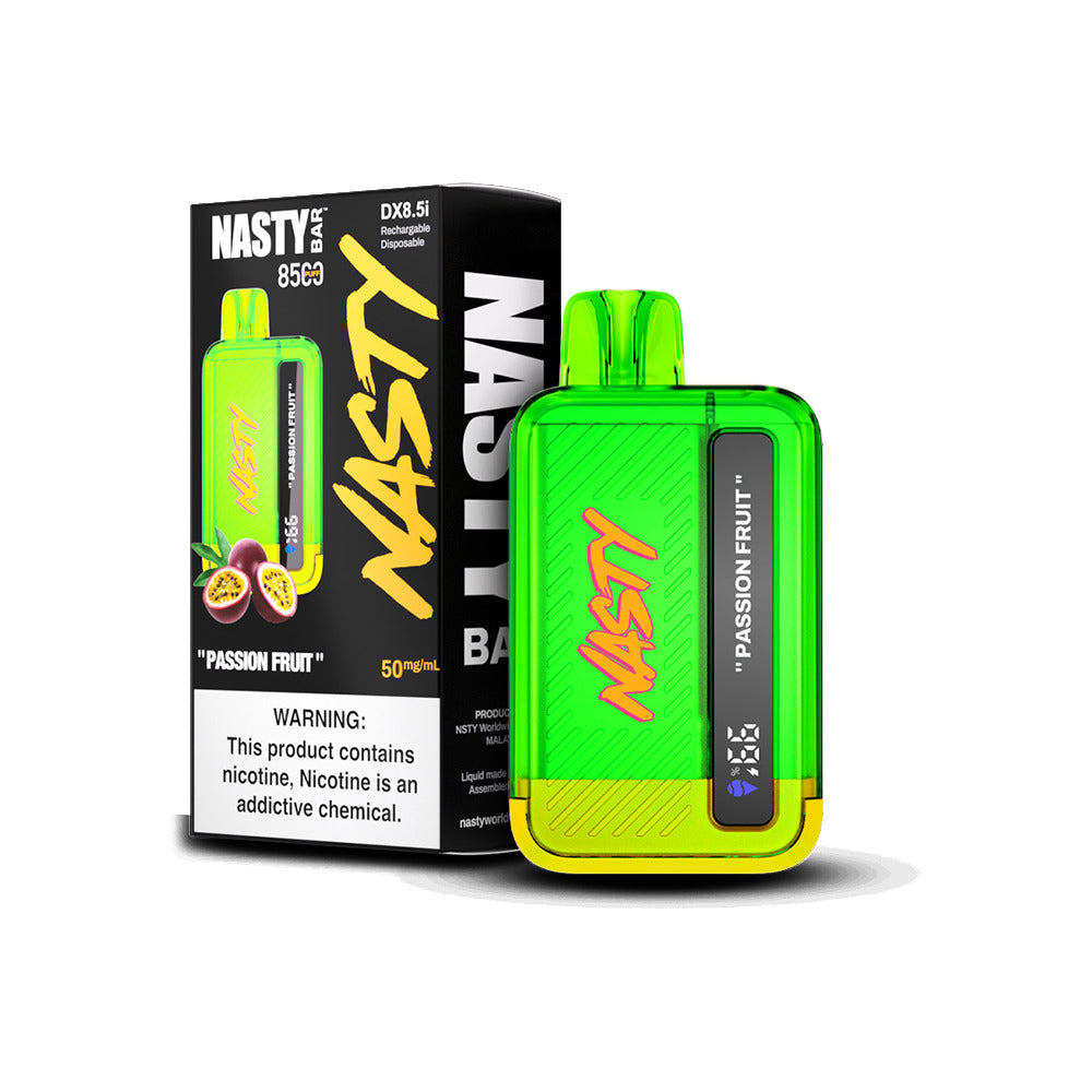 Nasty Juice Nasty Bar Disposable | 8500 Puffs | 17mL | 50mg | MOQ 5 | Passion Fruit with Packaging