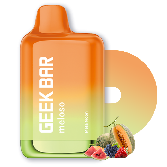 Geek Bar Meloso Max Disposable | 9000 Puffs | 14mL | 50mg | MOQ 5 | Meta Moon