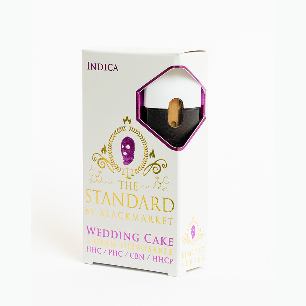 The Standard Rare-Blend Delta Disposable 2g - Wedding Cake HHC + PHC + CBN + HHCP (2g)