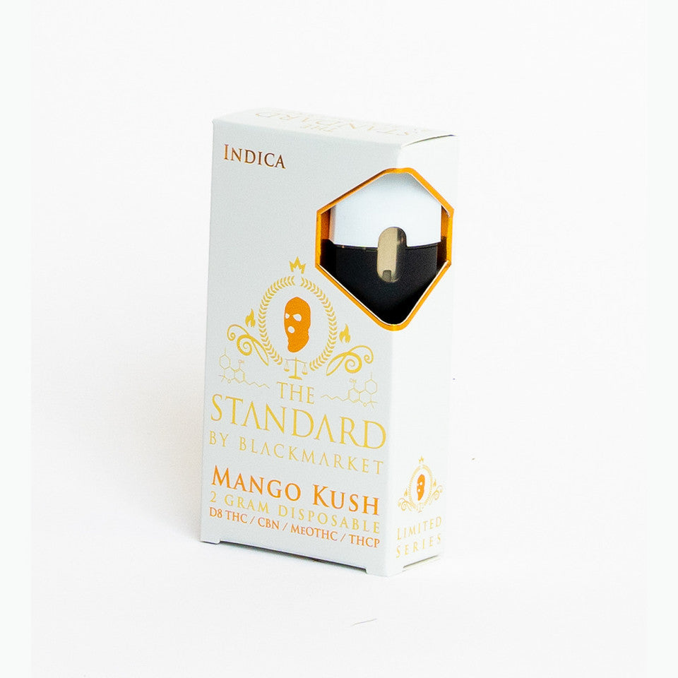 The Standard Rare-Blend Delta Disposable 2g - Mango Kush D8 + CBG + MeOTHC + THCP (2g)