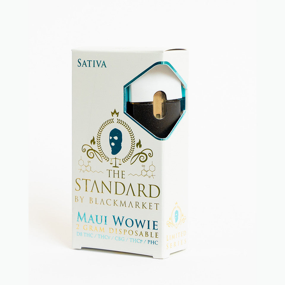 The Standard Rare-Blend Delta Disposable 2g - Maui Wowie D8 + THCV + CBG + THCP + PHC (2g)