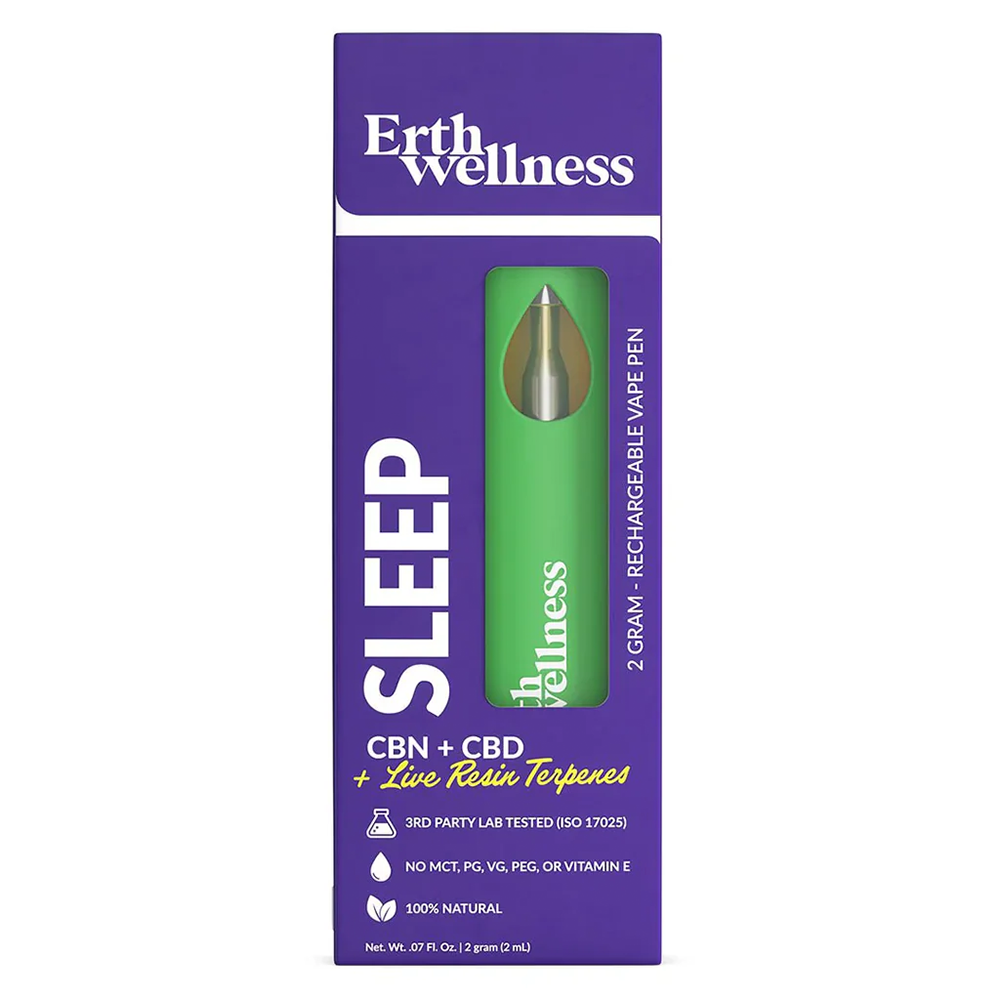 ERTH CBD Disposables (2g) | Sleep CBN + CBD + LR with Packaging
