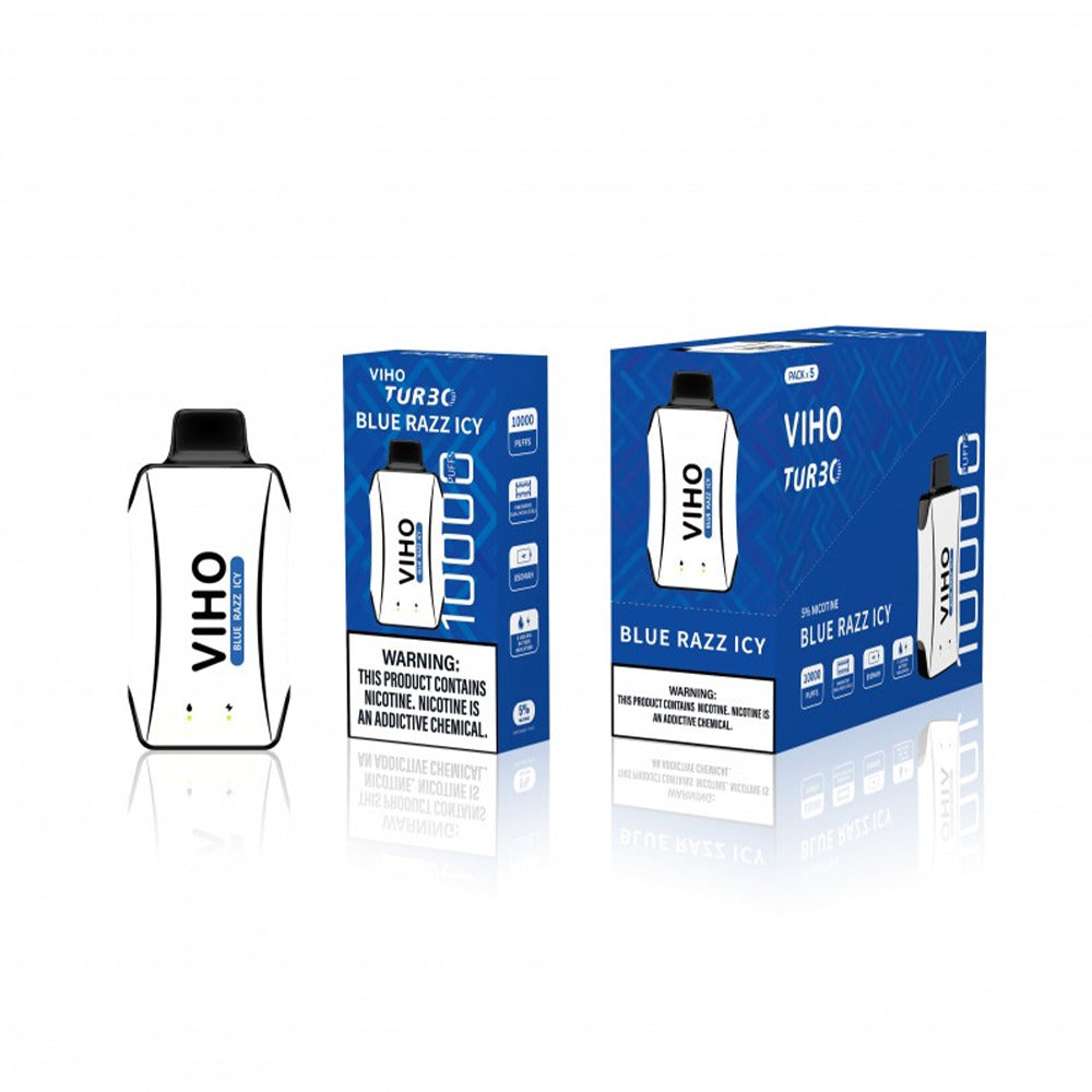 Viho Turbo Disposable | 10000 Puffs | 17mL | 50mg | MOQ 5 | Galaxy Edition Blue Razz Icy with packaging