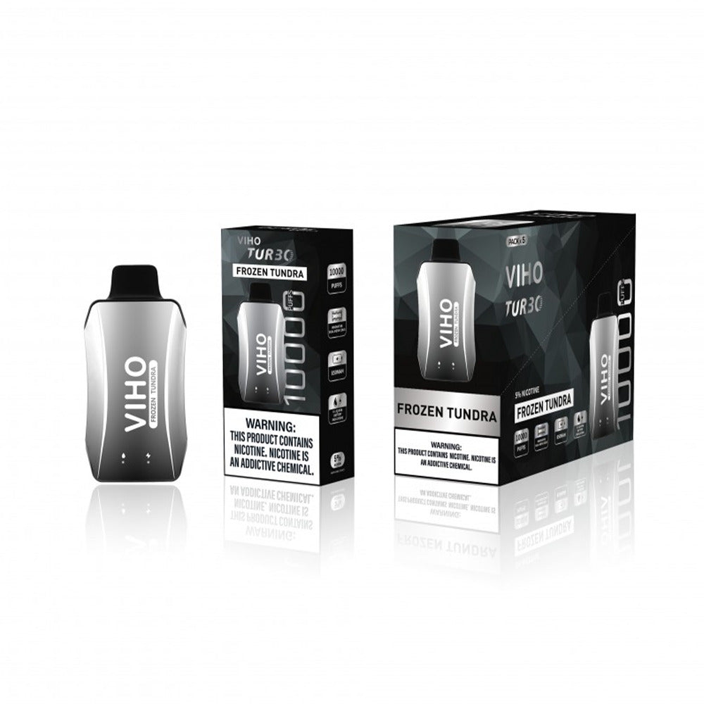 Viho Turbo Disposable | 10000 Puffs | 17mL | 50mg | MOQ 5 | Frozen Tundra with packaging