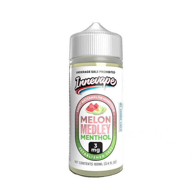 Innevape TFN Series E-Liquid | 100mL | 3mg | (Freebase) | Melon Medley Menthol