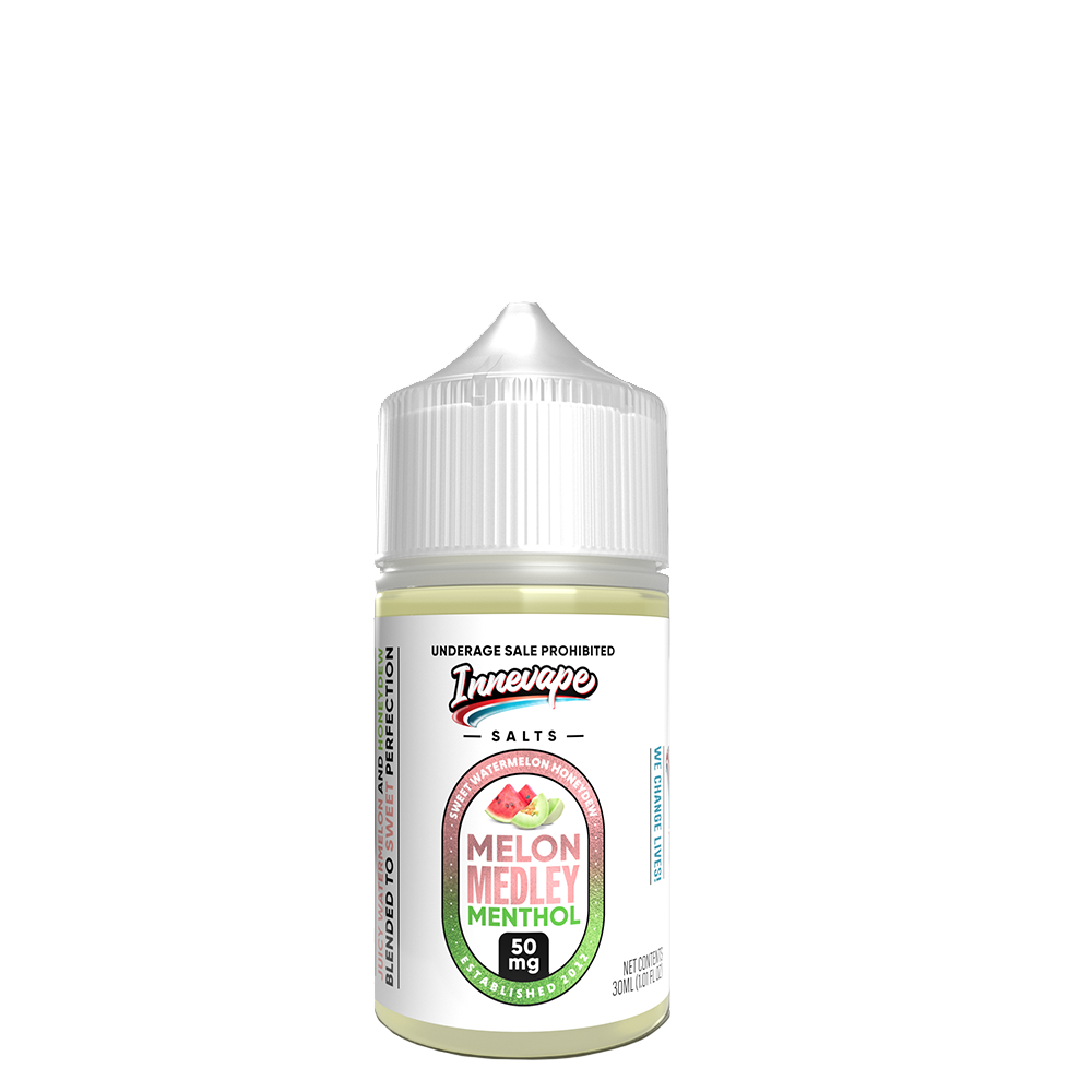 Innevape Salt Series E-Liquid | 30mL | 50mg | Salt Nic | Melon Medley Menthol 