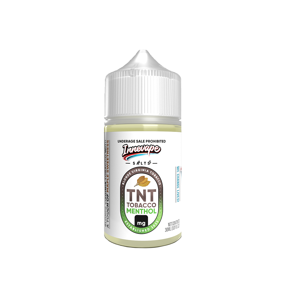 Innevape Salt Series E-Liquid | 30mL | Salt Nic | TNT Tobacco Menthol
