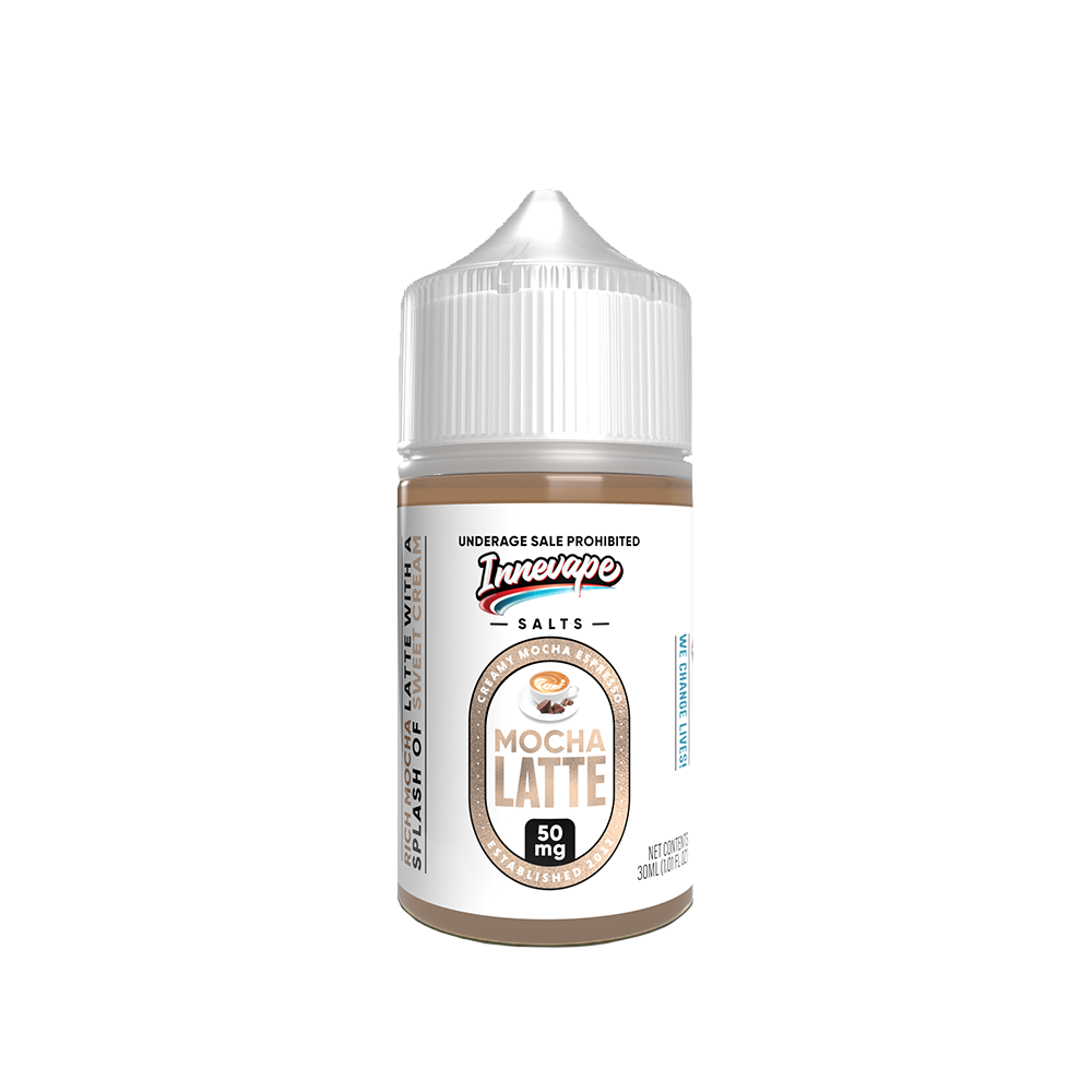 Innevape Salt Series E-Liquid | 30mL | 50mg | Salt Nic | Mocha Latte 