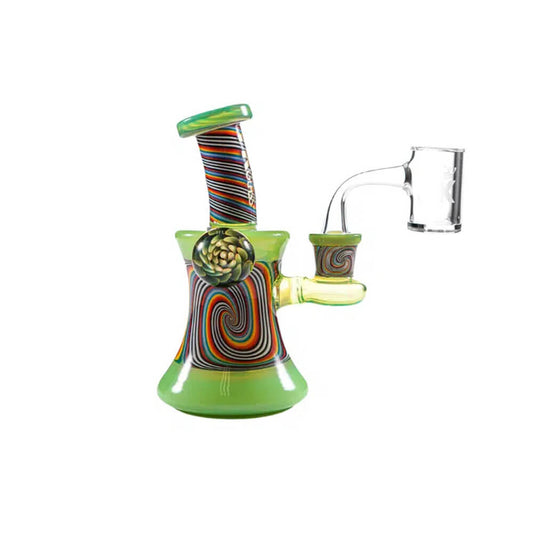MKGlass MK100 Spectrum Premium Dab Kit 6″ Water Pipe | Green