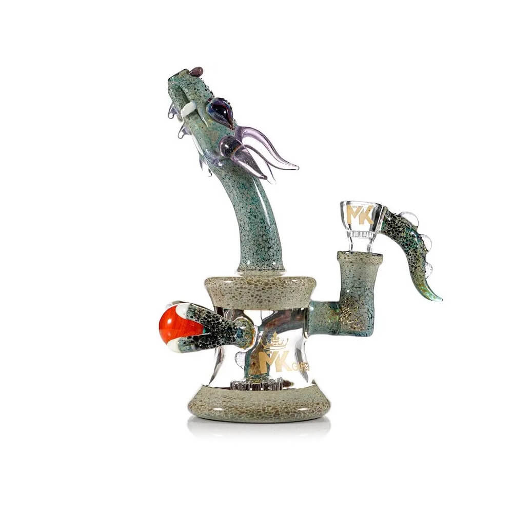 MKGlass MK205 Dragon 7″ Water Pipe | Blue