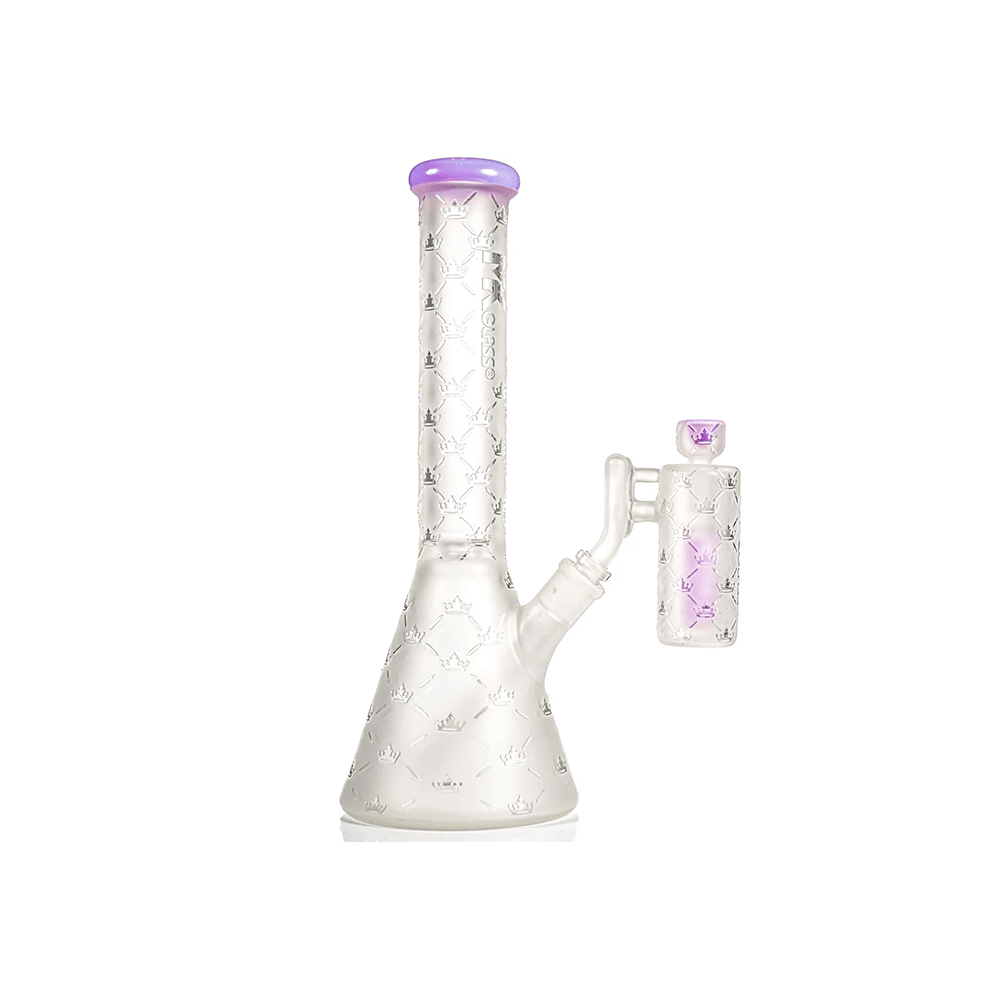 MKGlass MK197 Designer Beaker 14″ Water Pipe | Slime Purple