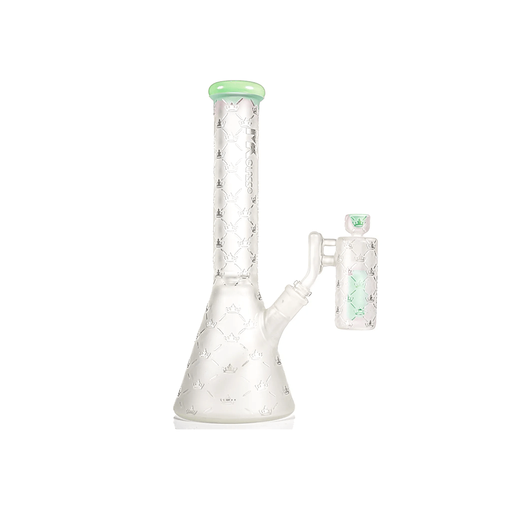 MKGlass MK197 Designer Beaker 14″ Water Pipe | Slime Green