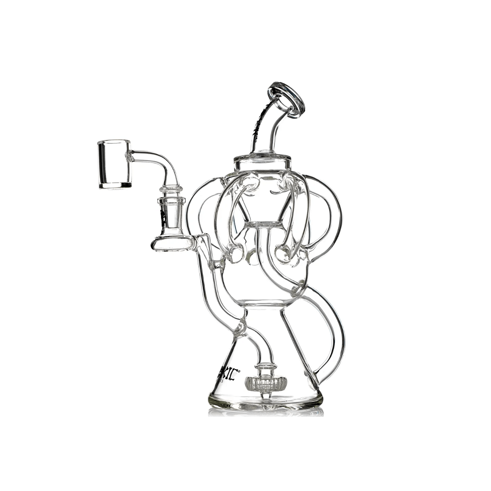 MKGlass TX20 Toxic Octopus Recycler Water Pipe | Clear