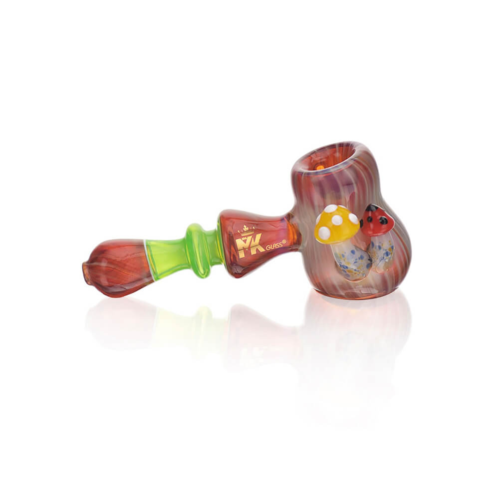 MKGlass MKHnn Shroomz Glass Hand-Pipe | Green