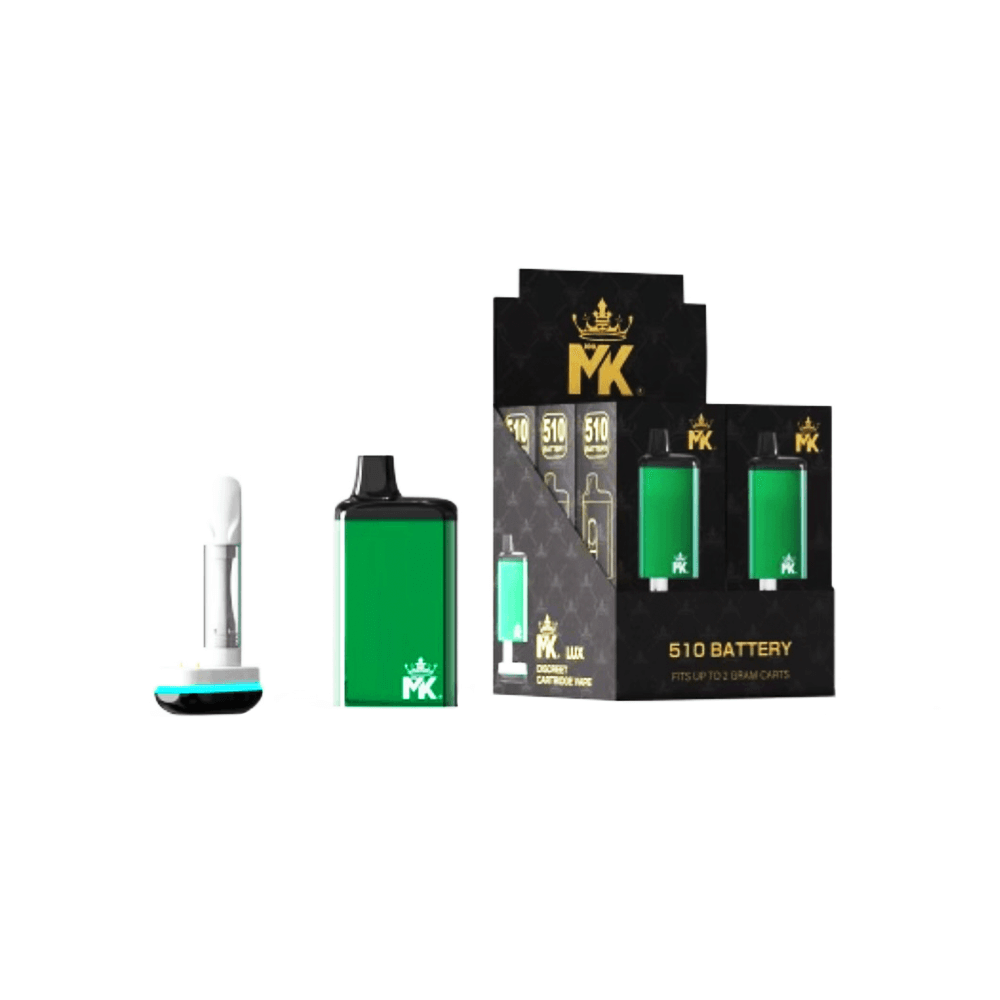 MKGlass MKBT1 Lux Discreet 510 Battery (10pc Display) | Green