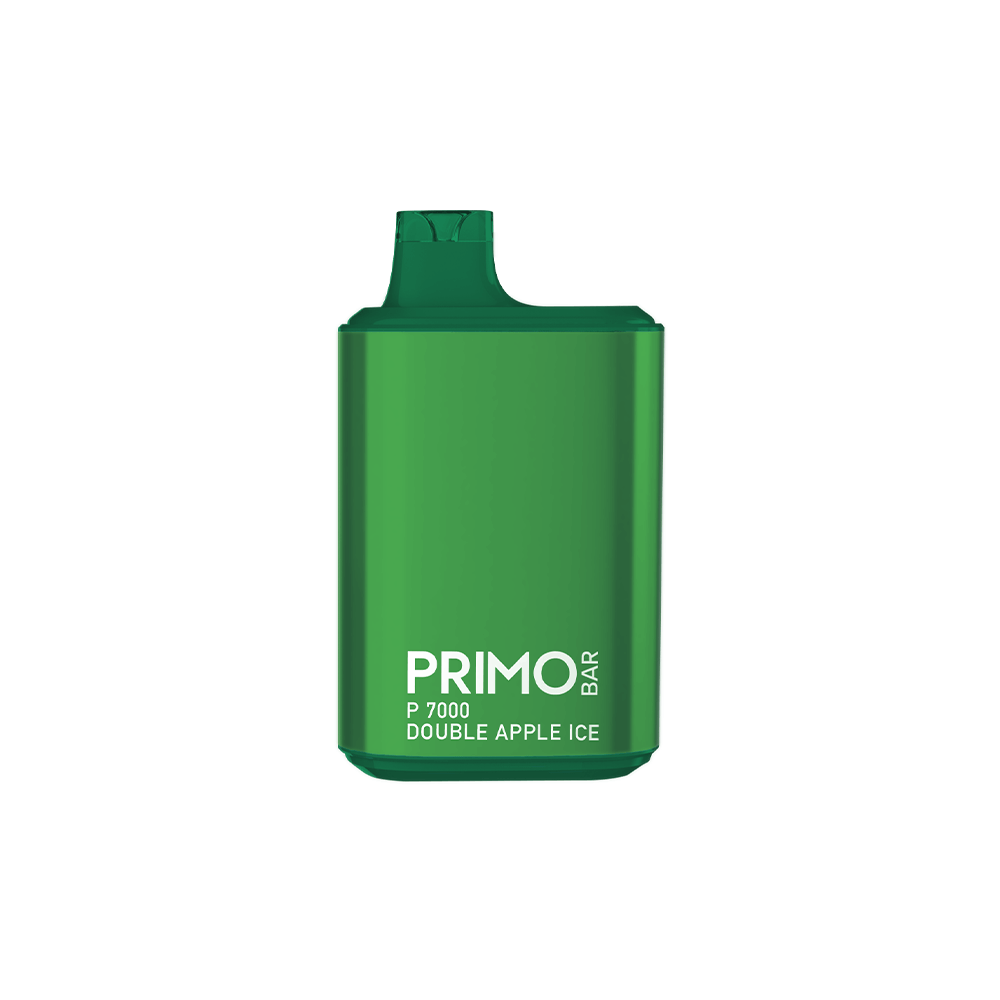 Primo Bar P7000 Disposable | 7000 Puffs | 14mL | 50mg | + 700 Puff | Mystery Flavor | MOQ 10 | Double Apple Ice
