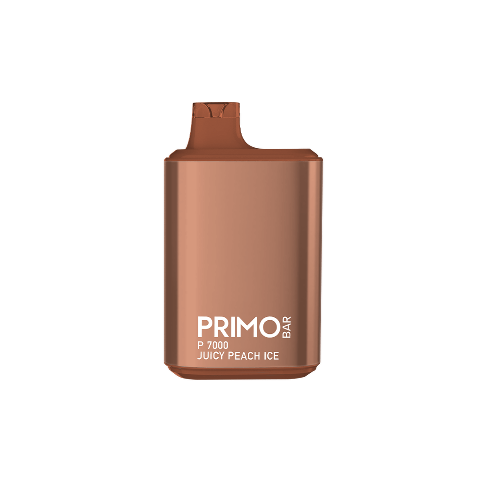 Primo Bar P7000 Disposable | 7000 Puffs | 14mL | 50mg | + 700 Puff | Mystery Flavor | MOQ 10 | Juicy Peach Ice