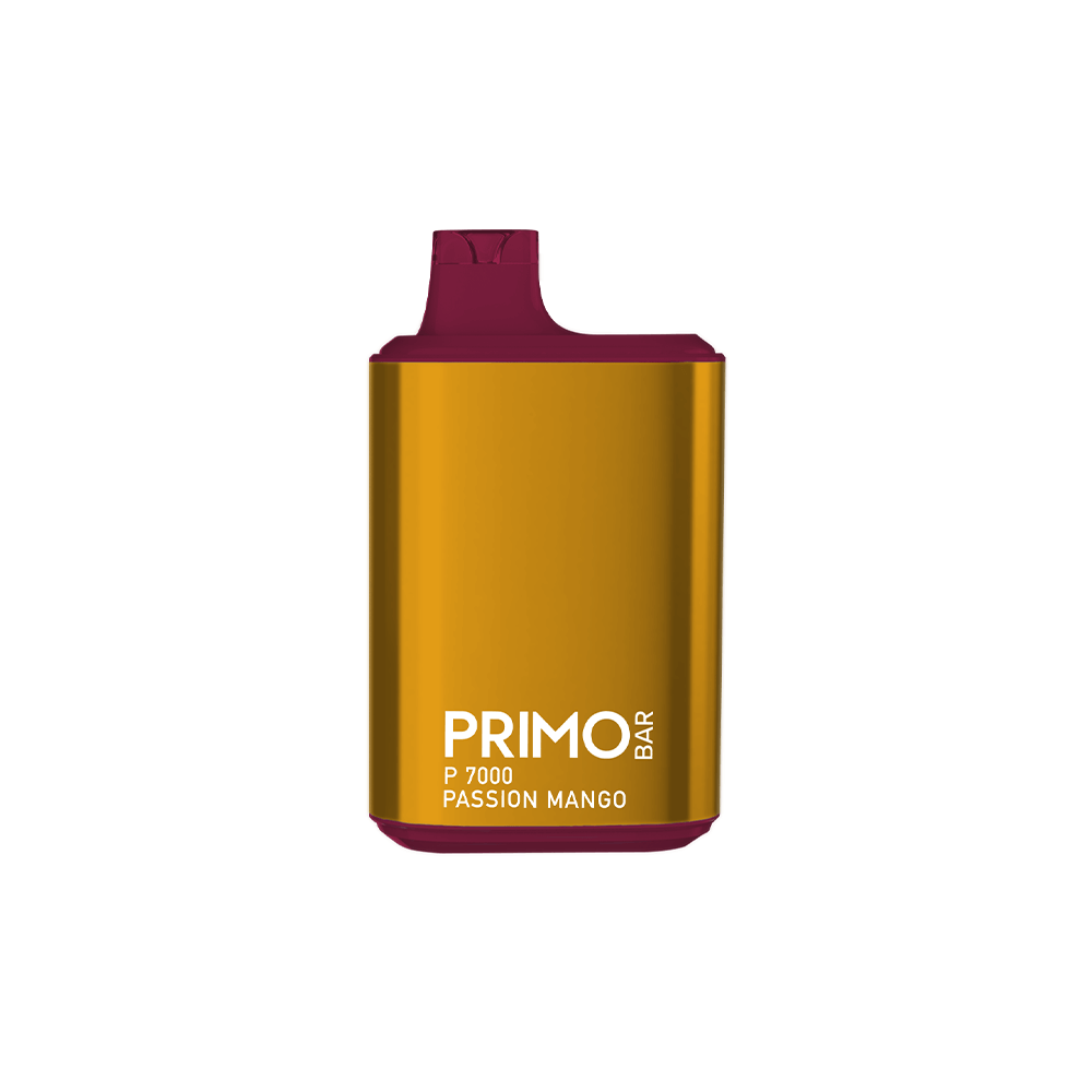 Primo Bar P7000 Disposable | 7000 Puffs | 14mL | 50mg | + 700 Puff | Mystery Flavor | MOQ 10 | Passion Mango