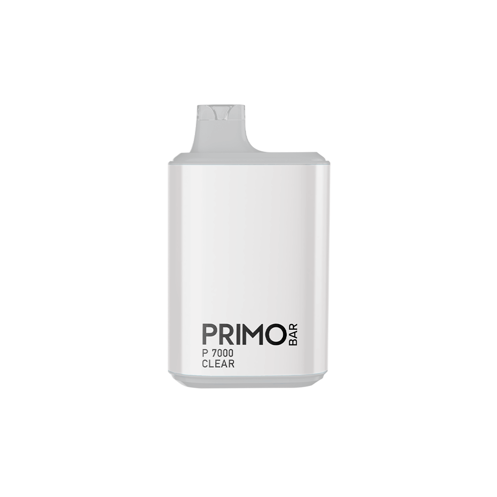 Primo Bar P7000 Disposable | 7000 Puffs | 14mL | 50mg | + 700 Puff | Mystery Flavor | MOQ 10 | Clear