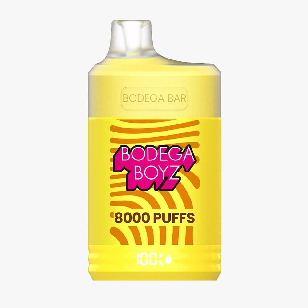 Bodega Bar Disposable | 8000 Puffs | 17mL | 50mg | MOQ 10 | Banana Icy Runtz