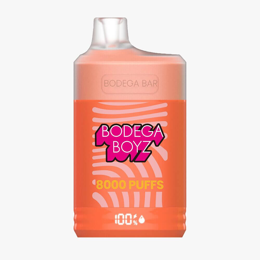 Bodega Bar Disposable | 8000 Puffs | 17mL | 50mg | MOQ 10 | Peach Mango Watermelon