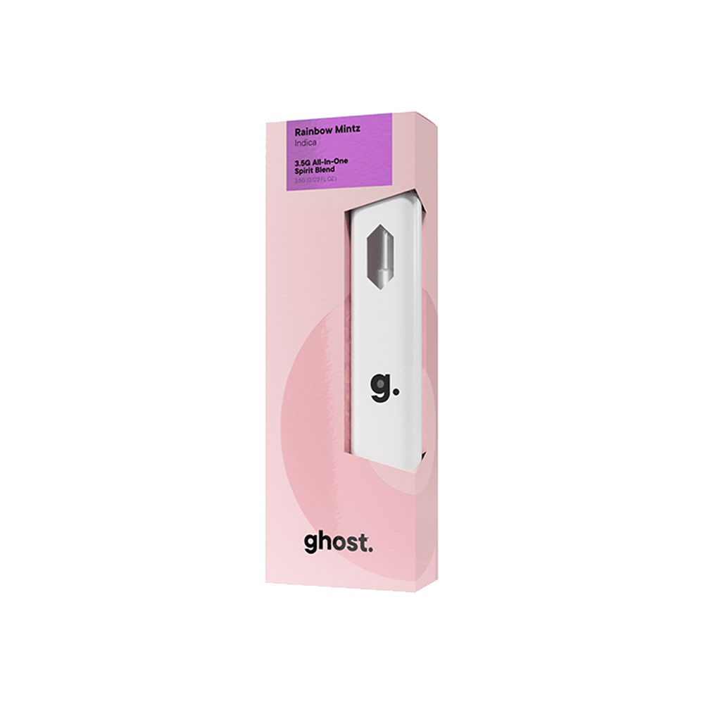 Ghost Spirit Blend THC-A Live Badder Disposable (3.5g) Rainbow Mintz