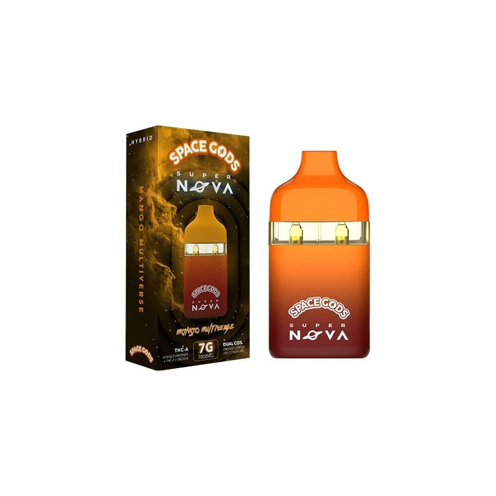 Space Gods Super Nova D8 + THCA Liquid Diamonds Disposable (7g) Mango Multiverse