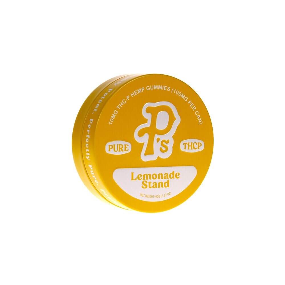 Pushin’ P’s Pure THC-P Gummies (100mg 10ct Tin) Lemonade Stand
