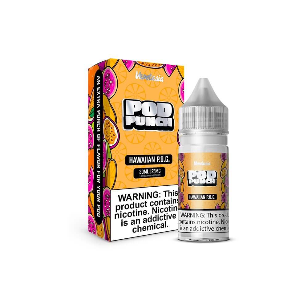 Vapetasia Salt Series E-Liquid | 30mL | 25mg | (Salt Nic) |  Pod Punch Hawaiian POG with Packaging