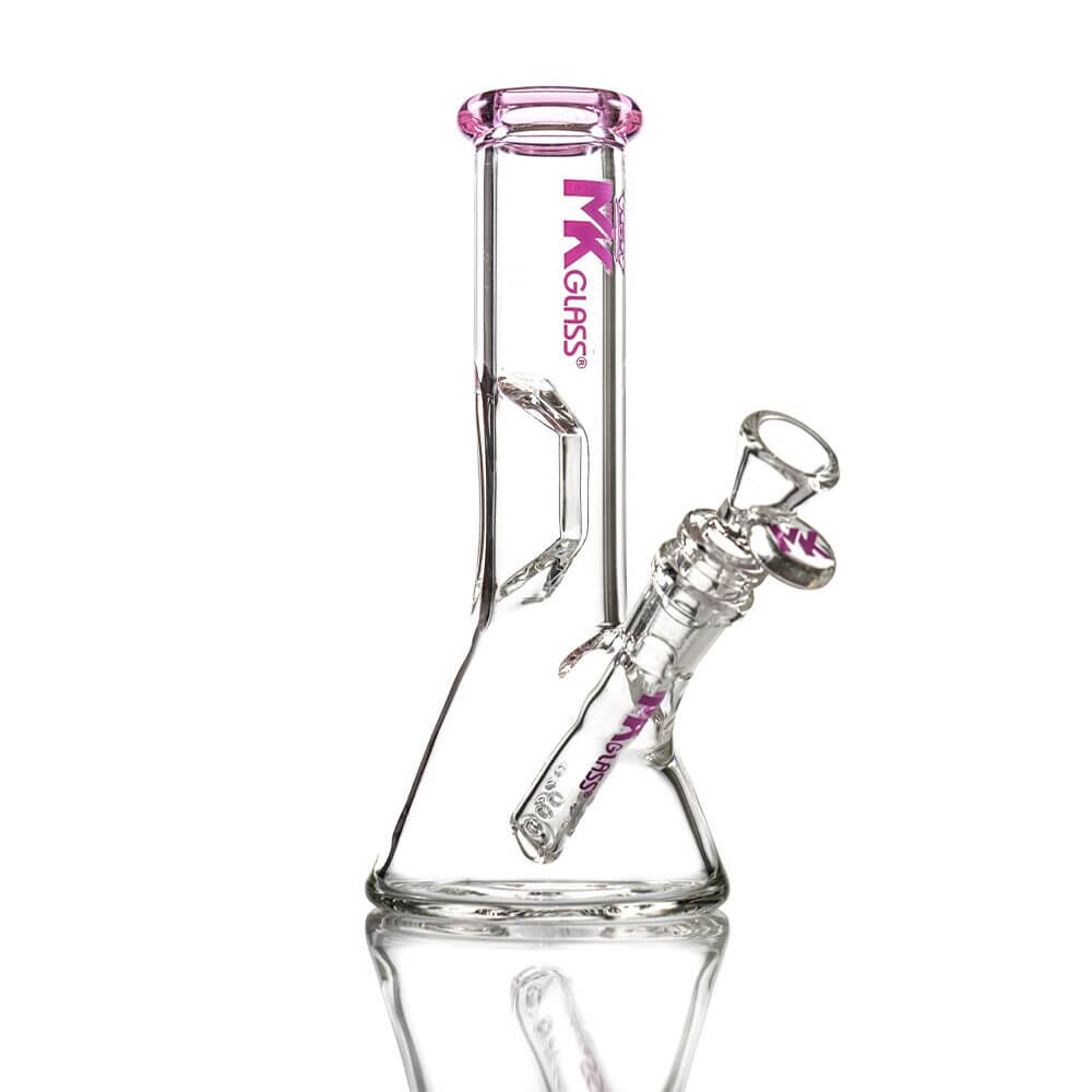 MKGlass MK8 Ice Catcher Breaker 8″ Water Pipe |  Pink